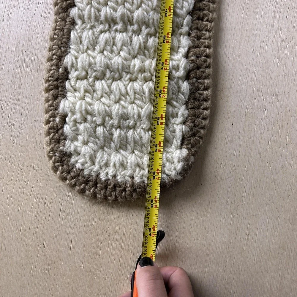 Vintage Betmar Scarf Womens One Size White Crochet Acrylic Rectangle Japan Fall